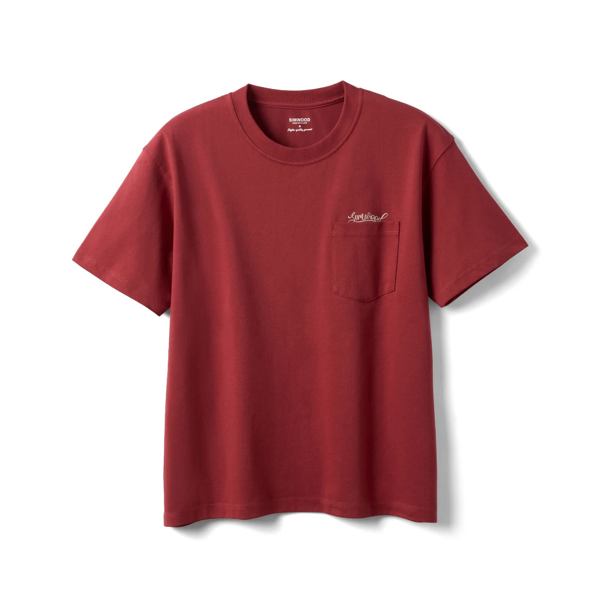 Men's Short Length Super Loose Cotton T-Shirt with Letter Print