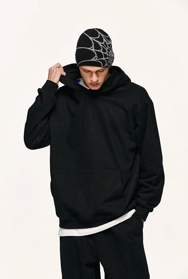 Unisex 460gsm Heavyweight Premium Cotton Oversized Plain Hoodie