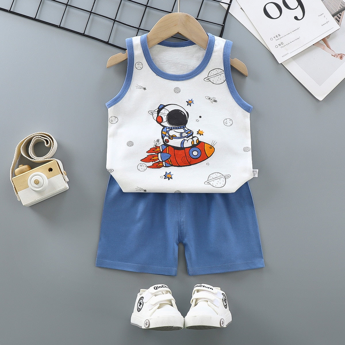 2PCS Children's Boy's Vest Set