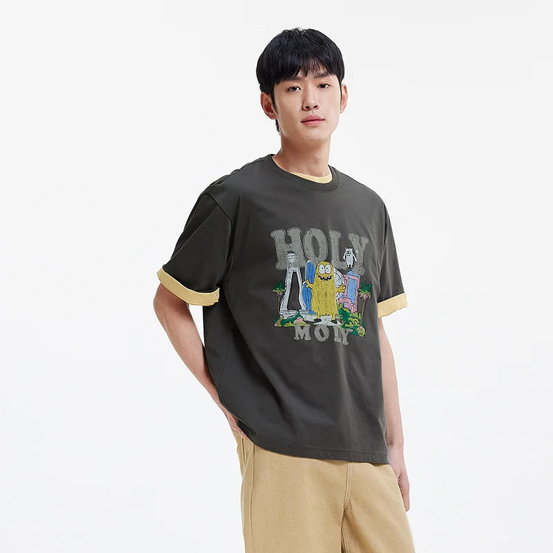 Men's Quick Dry T-Shirt - Bacteriostatic Cool Feeling Summer Tee with Fun Print