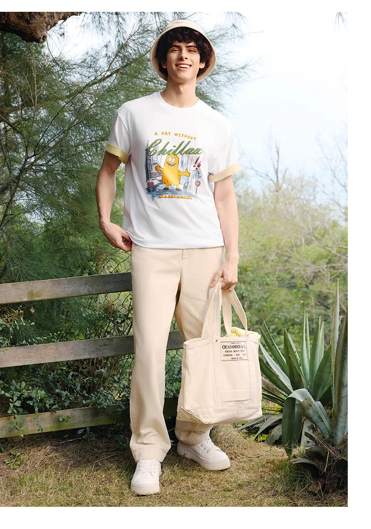 Men's Quick Dry T-Shirt - Bacteriostatic Cool Feeling Summer Tee with Fun Print