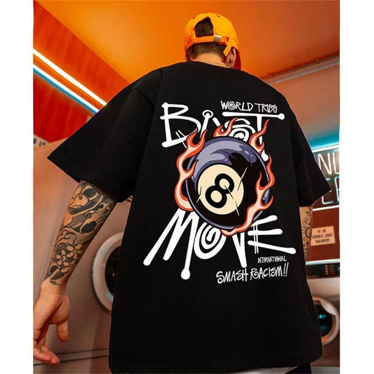 Men's American Short Sleeve Cotton T-Shirt