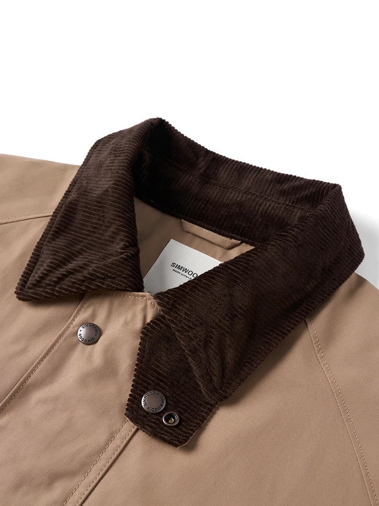 Men's Spring Oversize Water Repellent Washed Vintage Coats Jacket