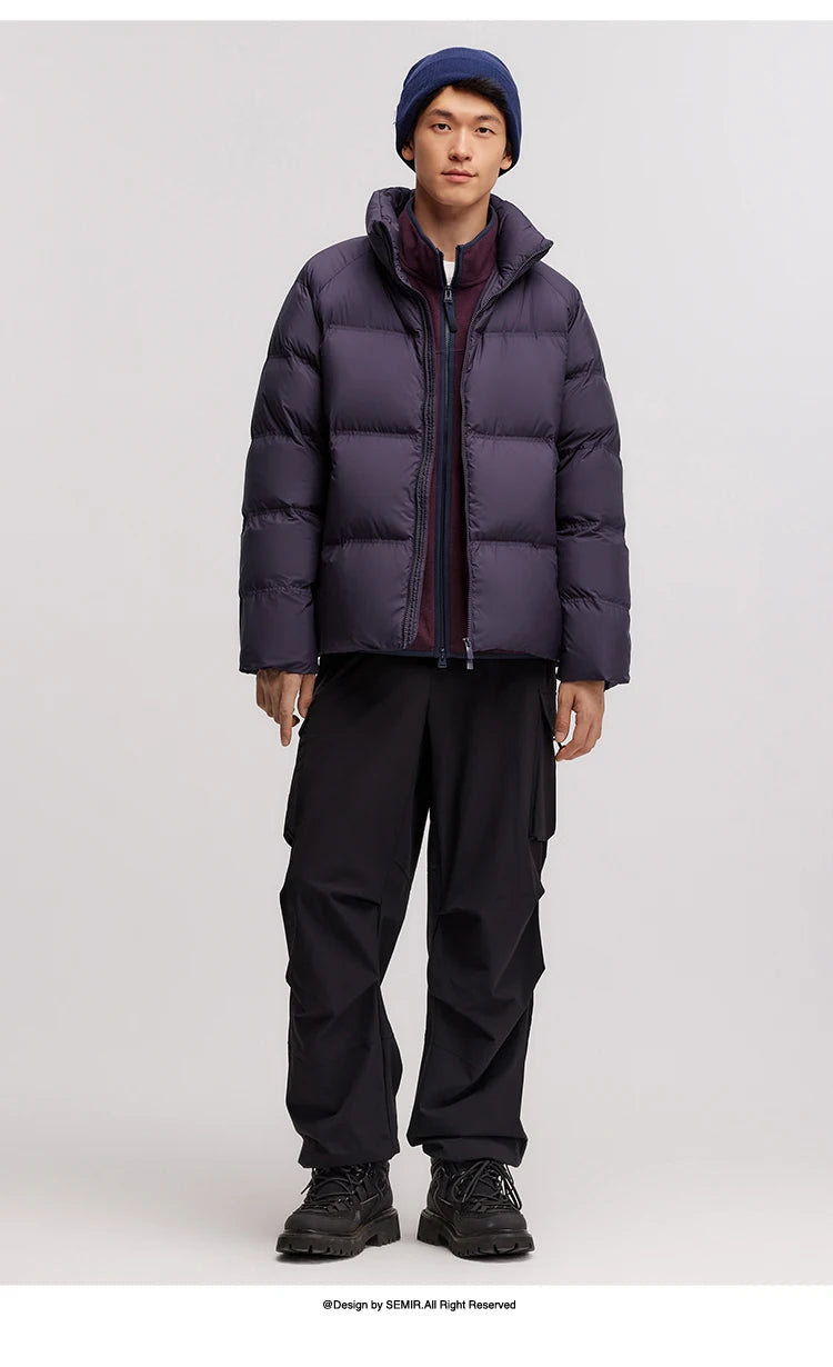 Unisex Lightweight Down Puffer Jacket - Three-Proof Thermal Winter Coat