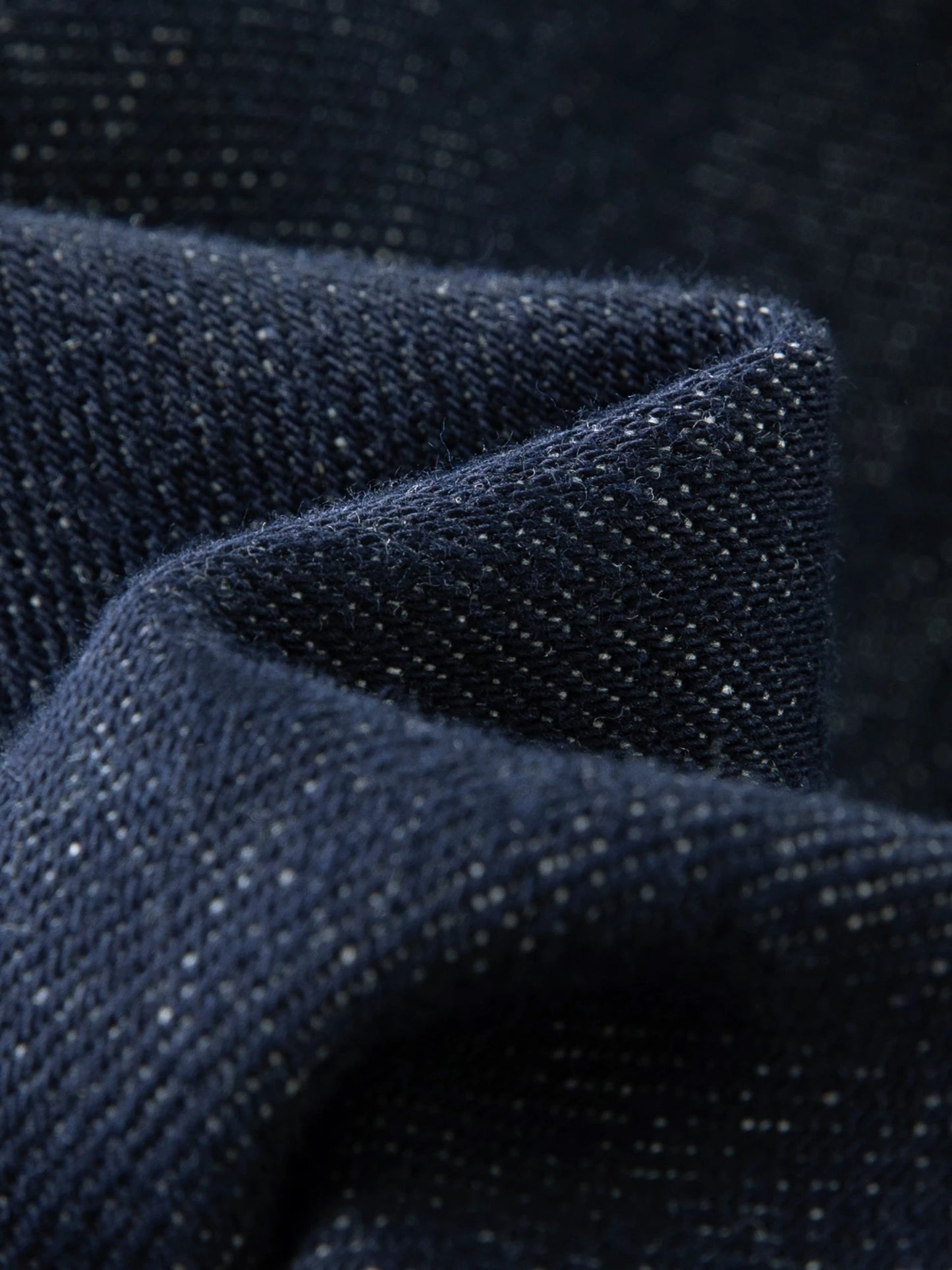 High Waist A-Line Denim Skirt - Contrast Colour Retro Style