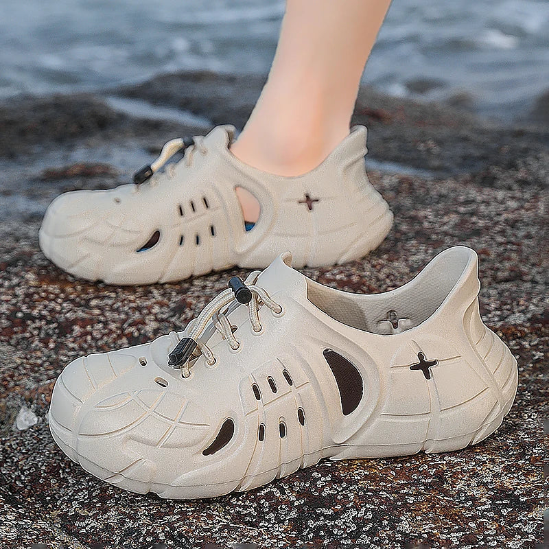 Men's Summer Platform Clogs - Outdoor Water Sandals & Beach Slides