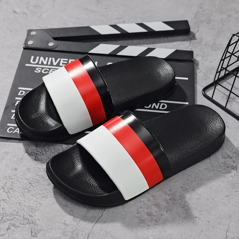 Men's Summer Slippers Sports Quick Dry Beach Sandals Flip Flops Slides