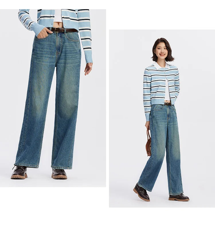 Women's Split Wide Leg Slim Fit Autumn Long Pants