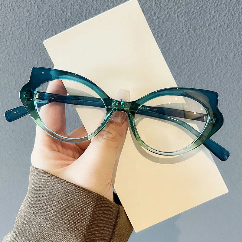 Cat Eye Glasses for Women - Anti Blue Light Computer Eyewear