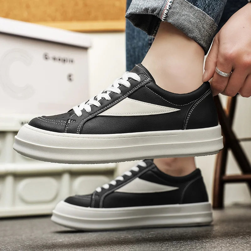 Men's Casual Sneakers - Personalized Design Skateboard Running Trainers