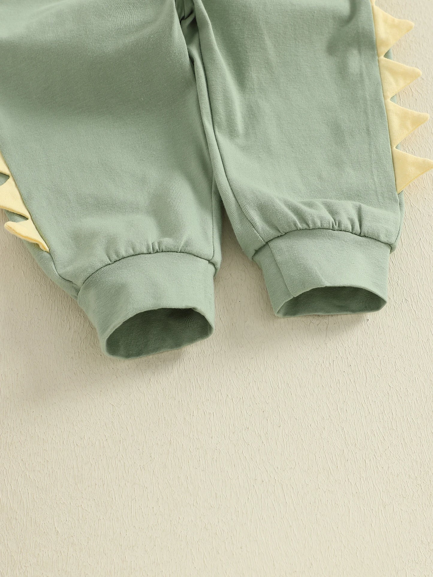 Baby Boys Dinosaur Outfit Set - 3-Piece Long Sleeve Romper, Pants & Hat (0-24M)