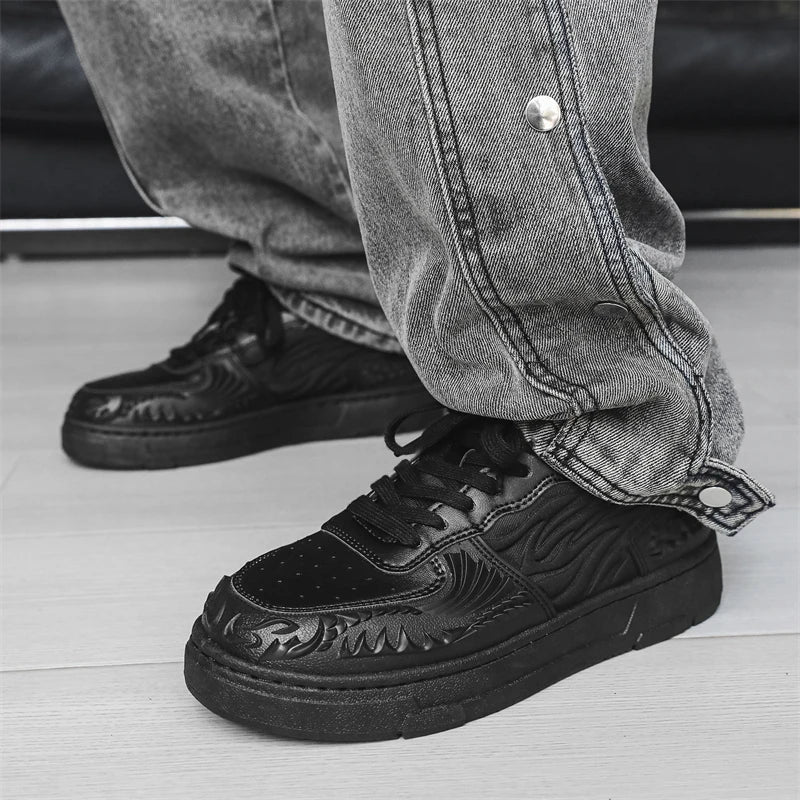 Men's Casual Platform Trainers Sneakers