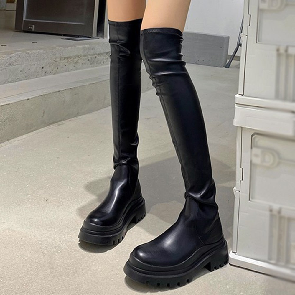 Women's Platform Thigh High Boots