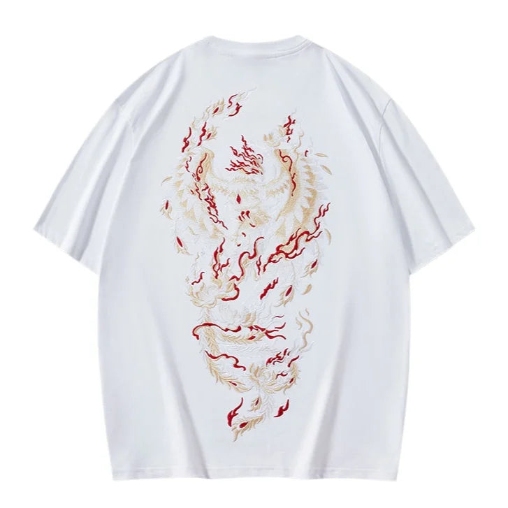 Phoenix Embroidered T-Shirt