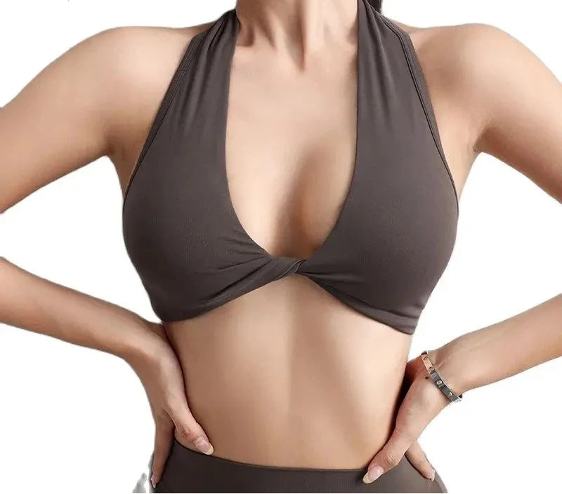Sports Bra for Women - Breathable Gym Yoga Bra with Removable Pads