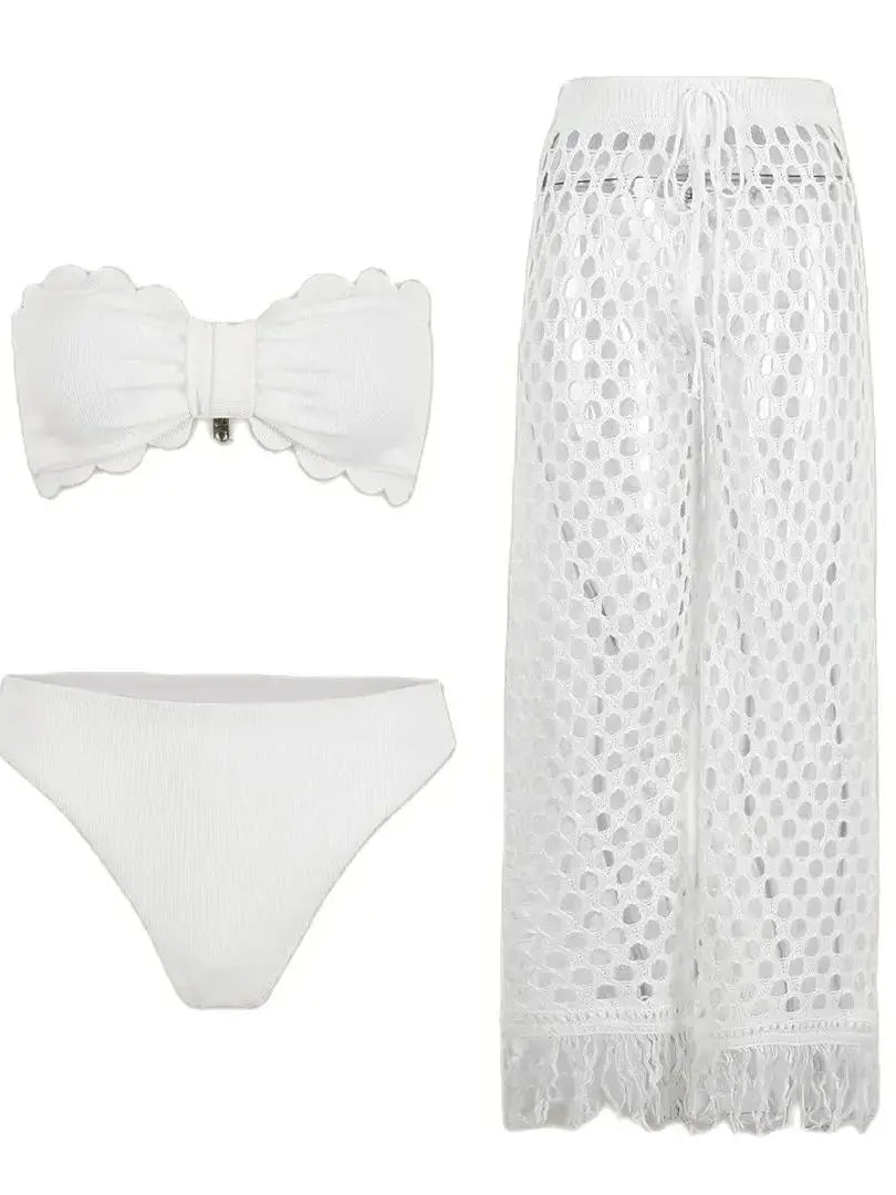 Women's Three Pieces Bikini Set With Pants