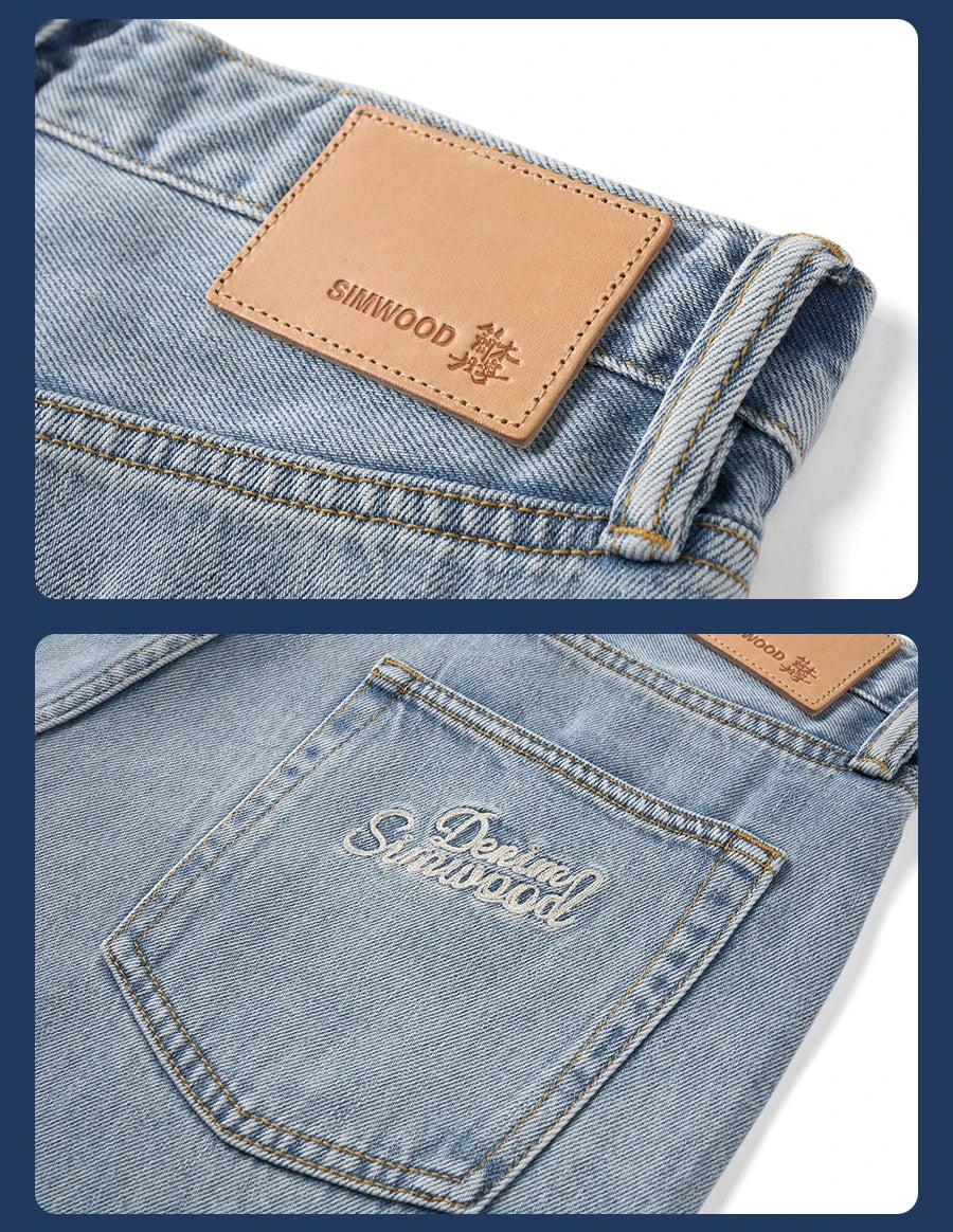 Men's Oversized Baggy Jeans - Soft Comfortable Denim