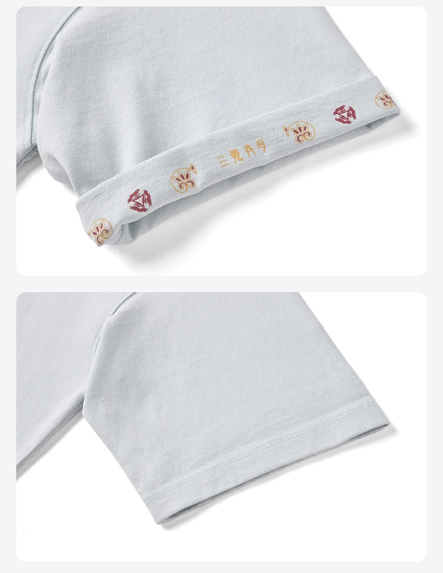 Dunhuang Museum Oversize Cotton T-Shirt - Premium 270gsm Brushed Fabric