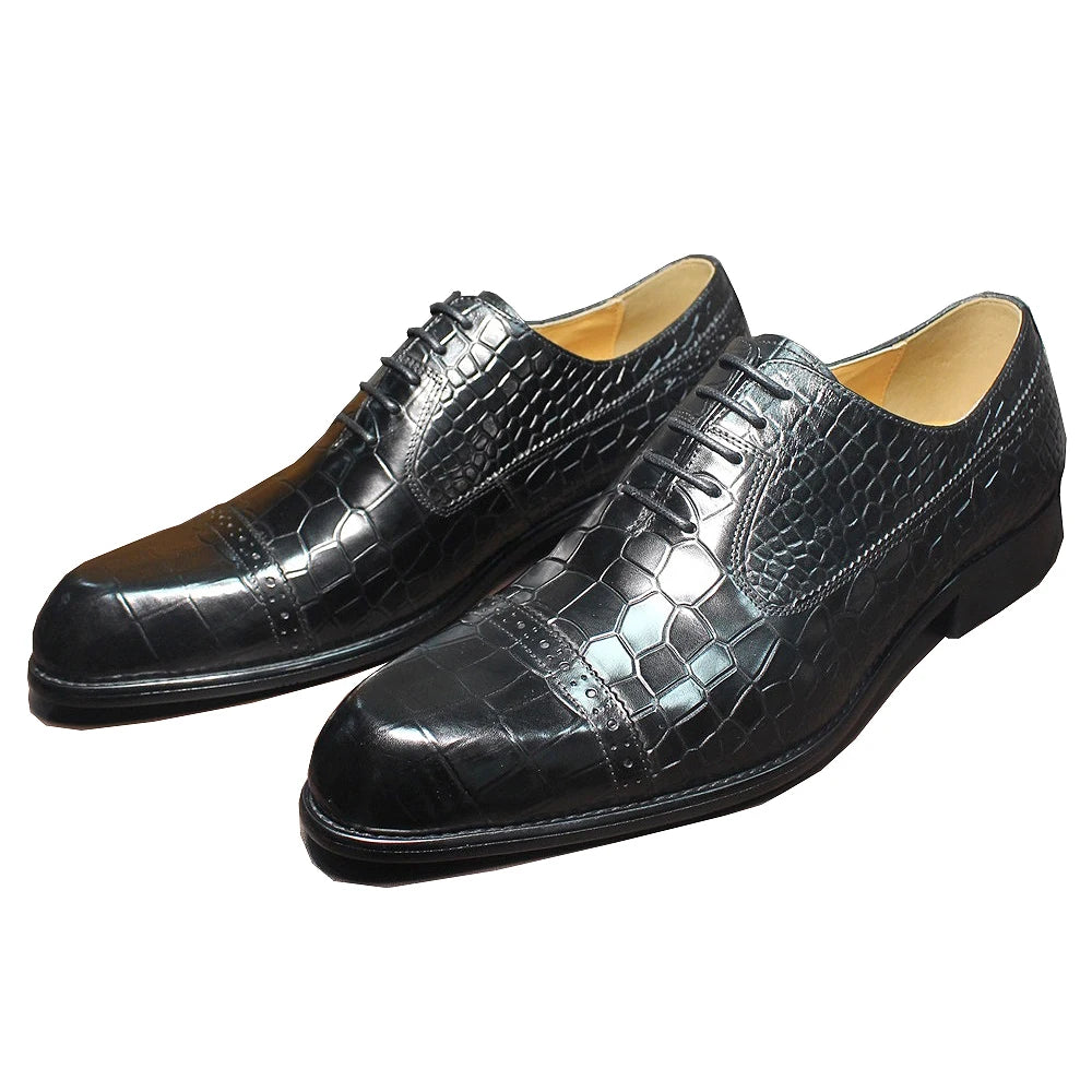 Double Buckle Monk Strap Leather Dress Shoes