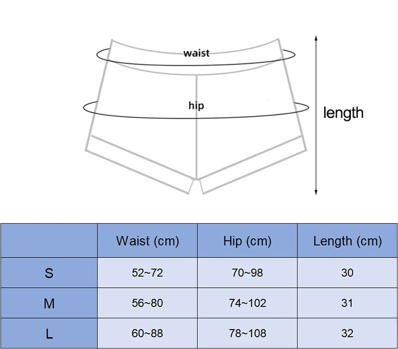 High Waist Printed Shorts