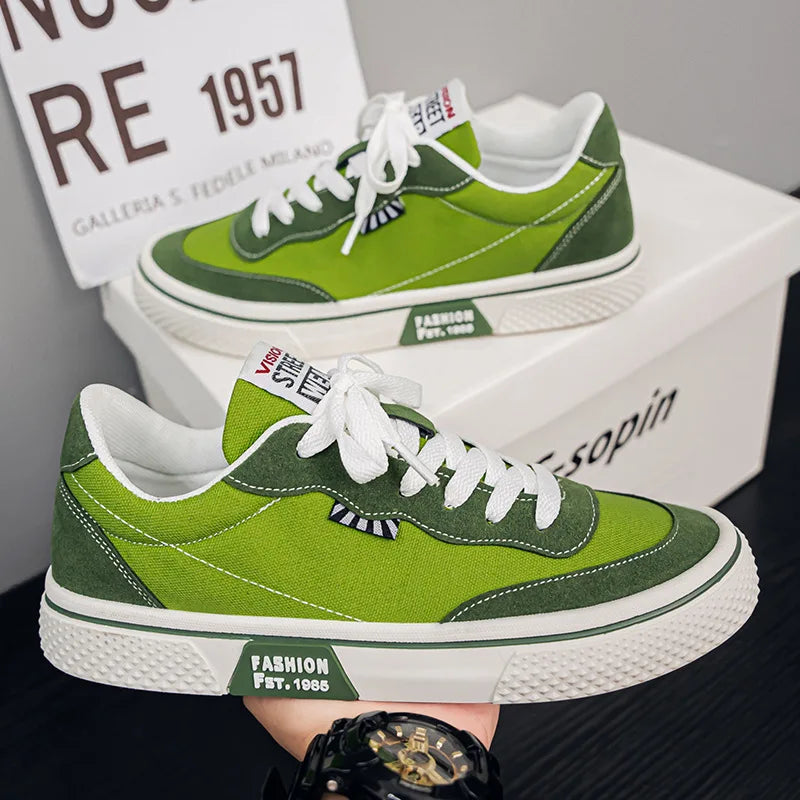 Canvas Skateboard Flat Shoes - Unisex Trainers Plus Size