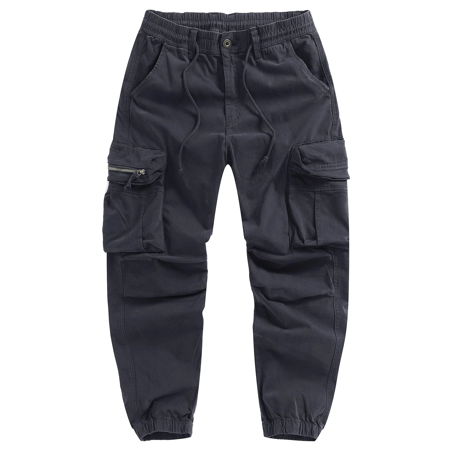 Men's Safari Style Casual Pants - Multi-Pocket Full Length Trousers