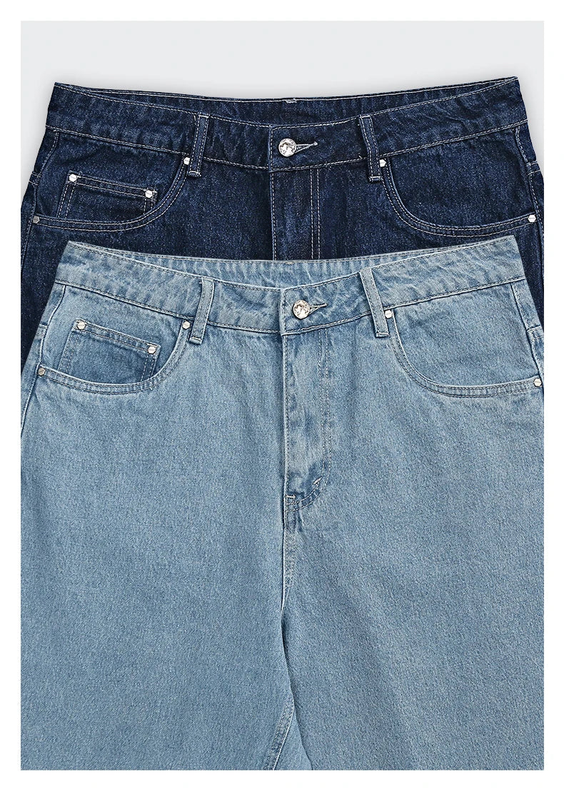 Men's Vintage Denim Loose Shorts