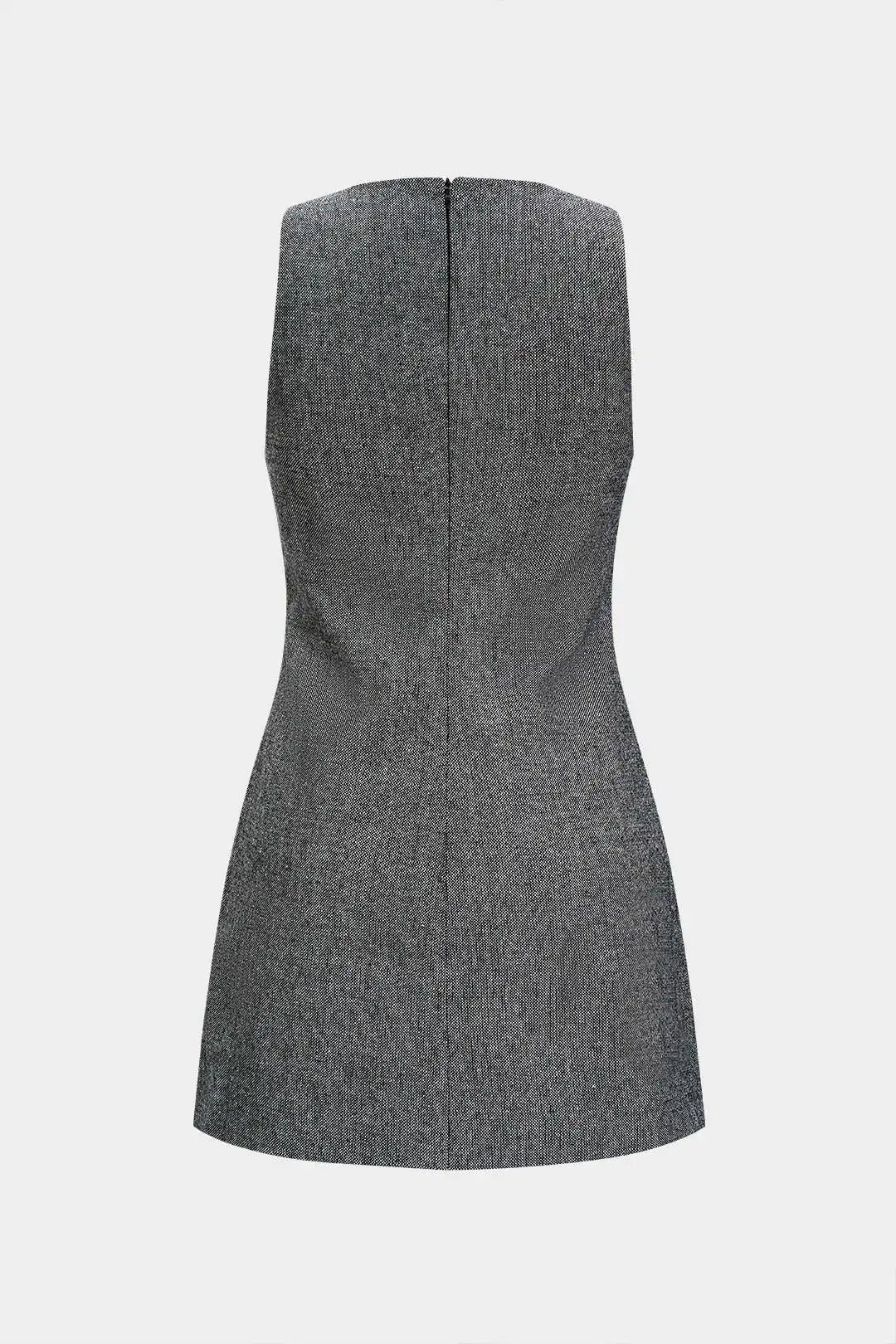 Women's Cut Out Buckle Sleeveless Mini Dress
