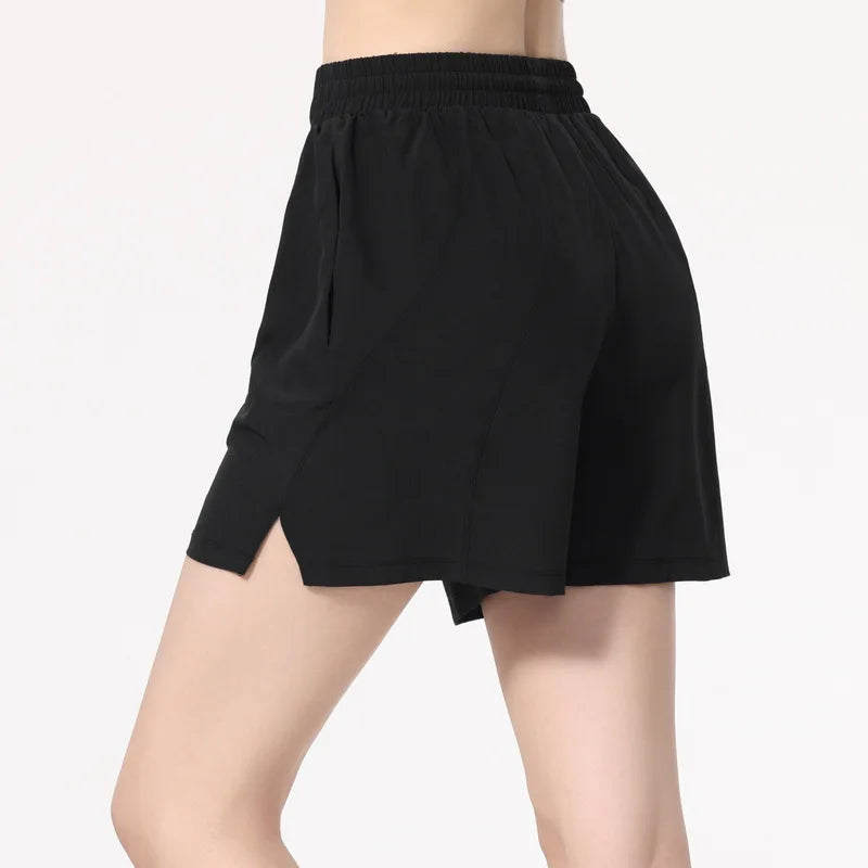 Women's Loose Running Shorts | Drawstring Waist with Pockets, Quick Dry S–XL