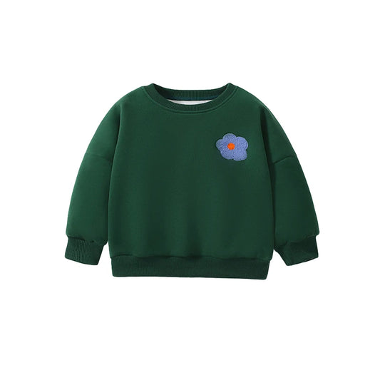 Children's Warm Fleece Outerwear Sweatshirt