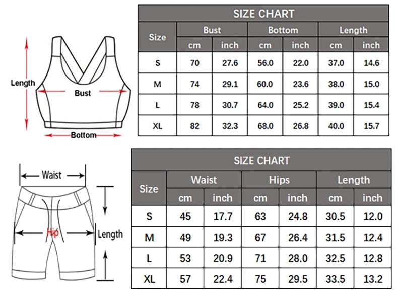 Women's Shorts Sportswear Breathable Quick Dry Gym Running Two Pieces Fitness Yoga Workout Set