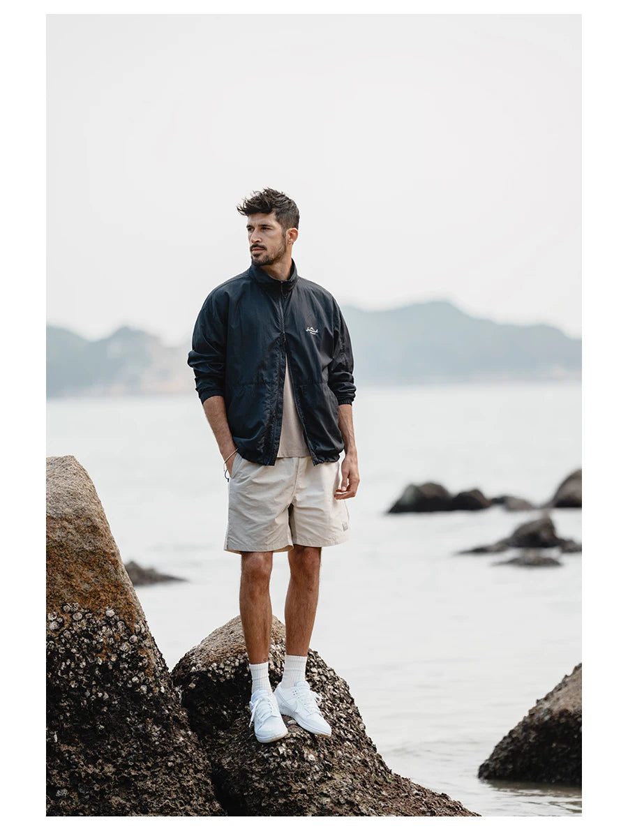 Men's  Thin Contrast Colour Shorts