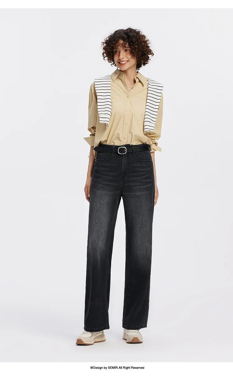 Women's Split Wide Leg Slim Fit Autumn Long Pants