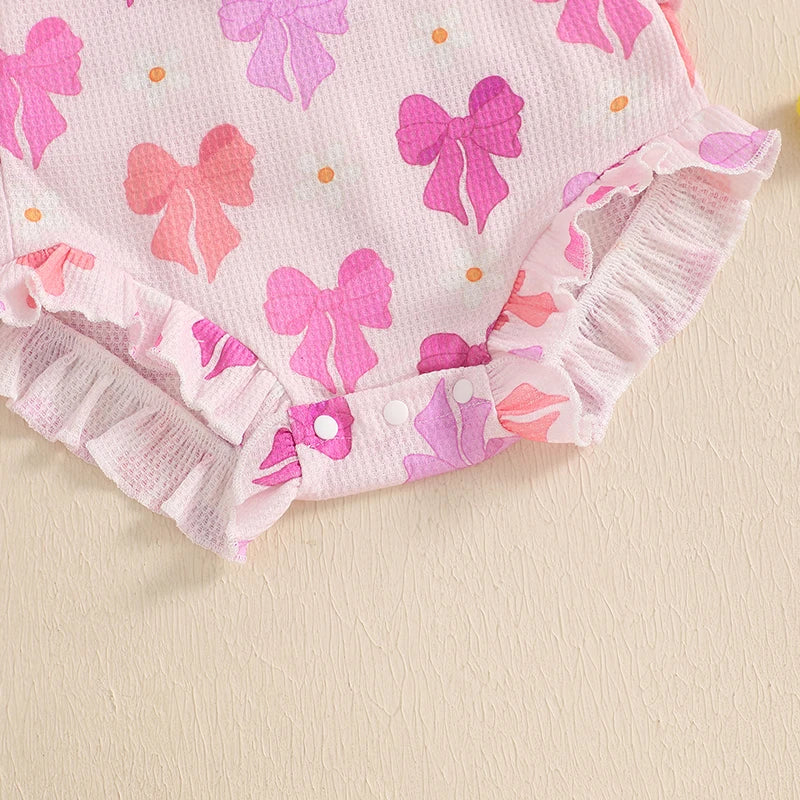 Lovely Baby Girls Romper Set with Headband (0-18M)