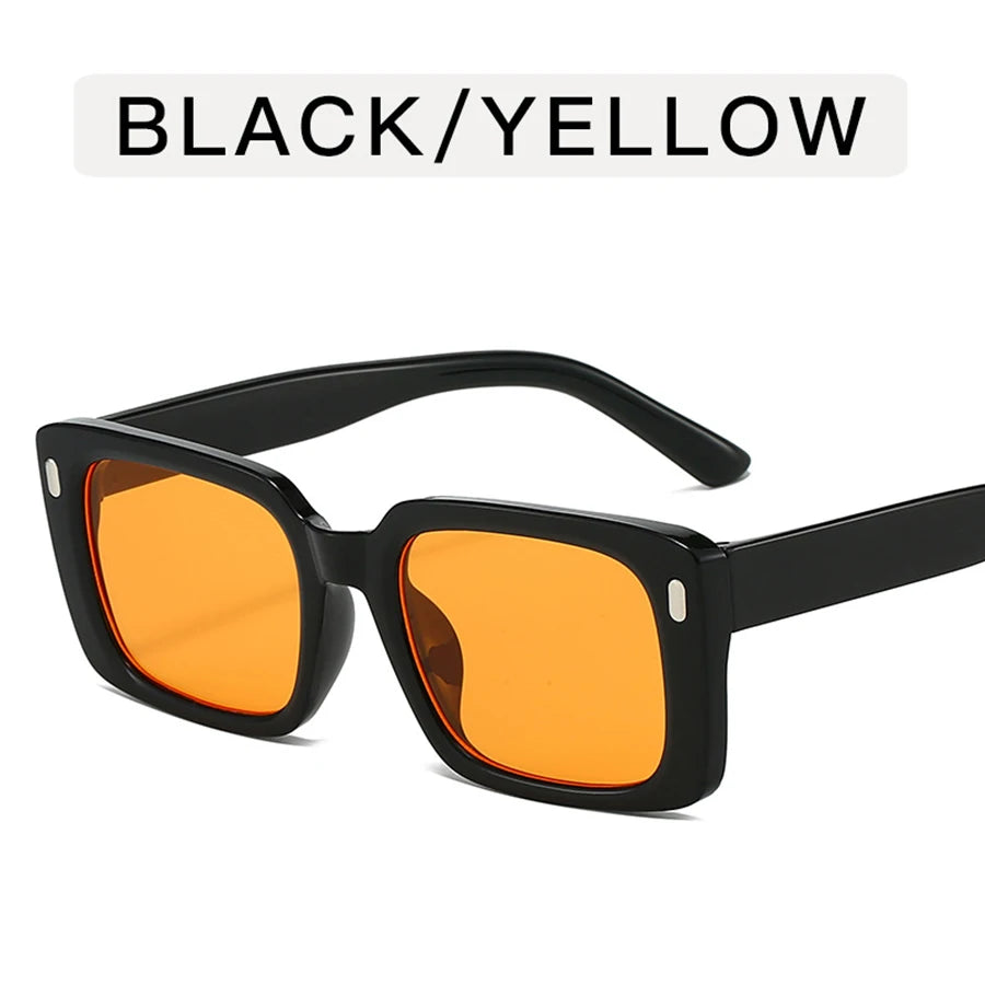 Women's Retro Square Anti UV 400 Sunglasses