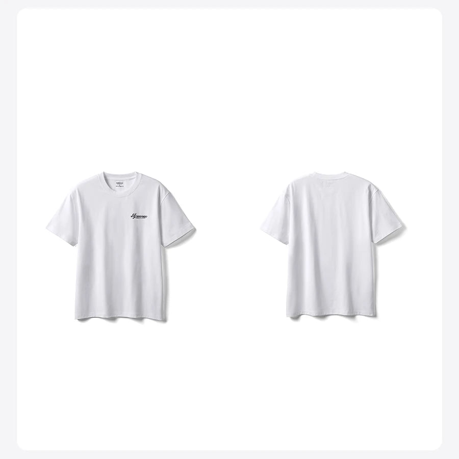 Men's Soft Letter Print T-Shirt - Cool Touch Breathable Cotton