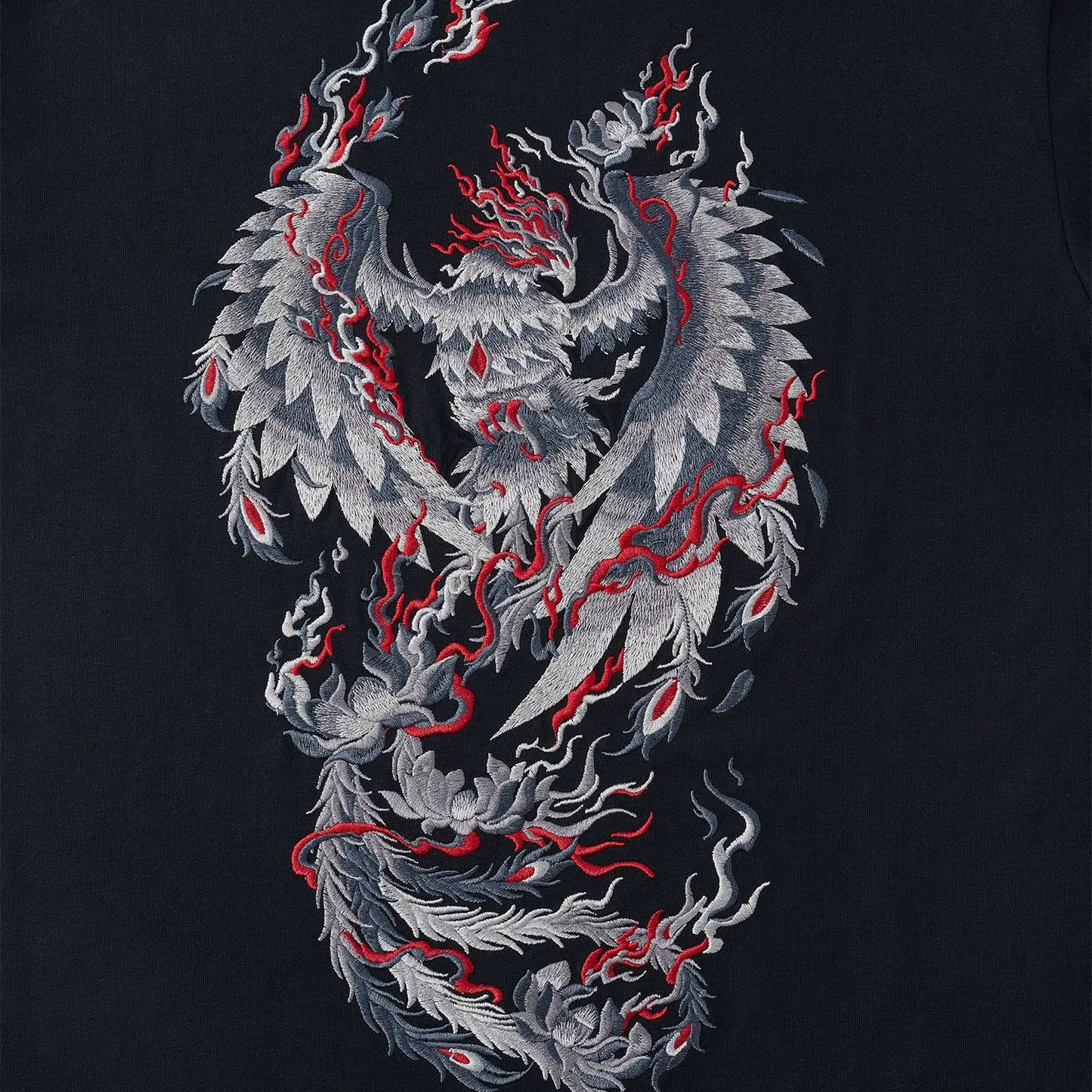 Phoenix Embroidered T-Shirt