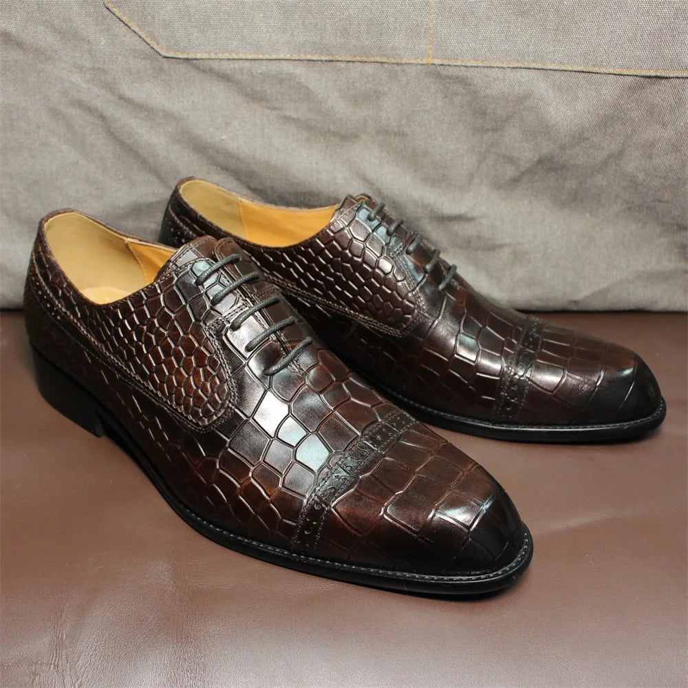 Double Buckle Monk Strap Leather Dress Shoes