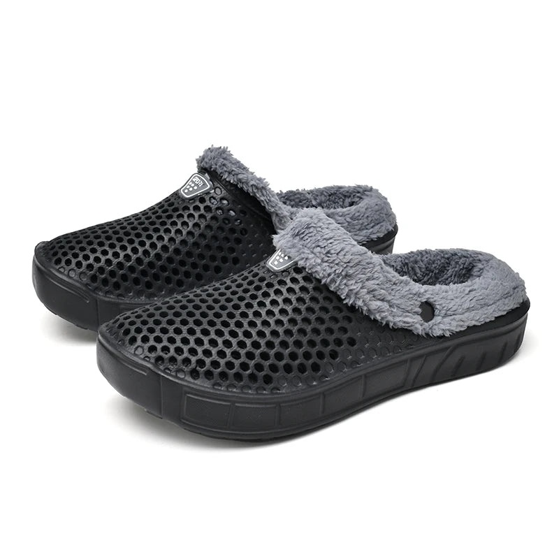 Plush Warm Slippers - Soft Non-Slip Indoor Home Slides