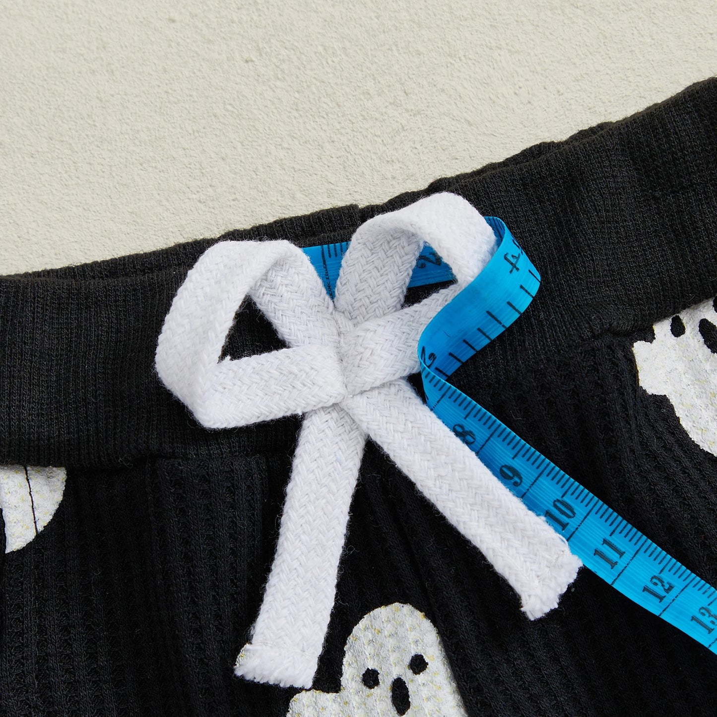 Toddler Boy's Halloween Outfit Set - Ghost Print Sweatshirt & Elastic Pants