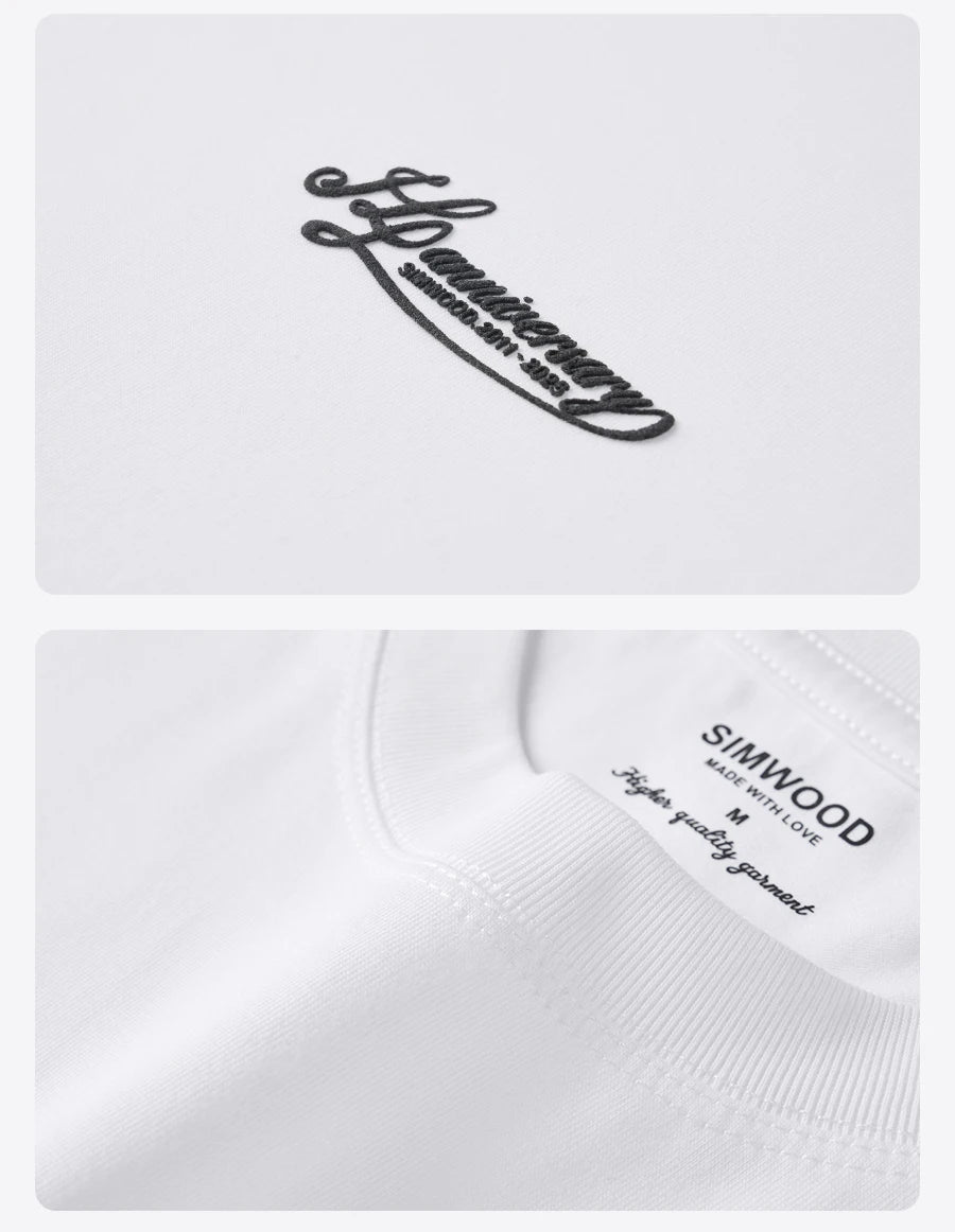 Men's Soft Letter Print T-Shirt - Cool Touch Breathable Cotton