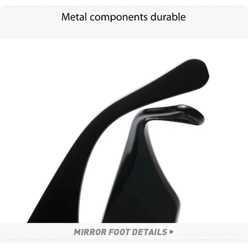 Women's 1/3 Sets Square Frame Wide Sunglasses