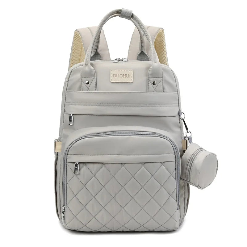 Parent Backpack with Changing Mat & Stroller Hooks - Complete Baby Bag Set