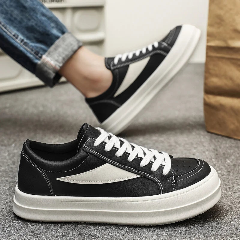 Men's Casual Sneakers - Personalized Design Skateboard Running Trainers