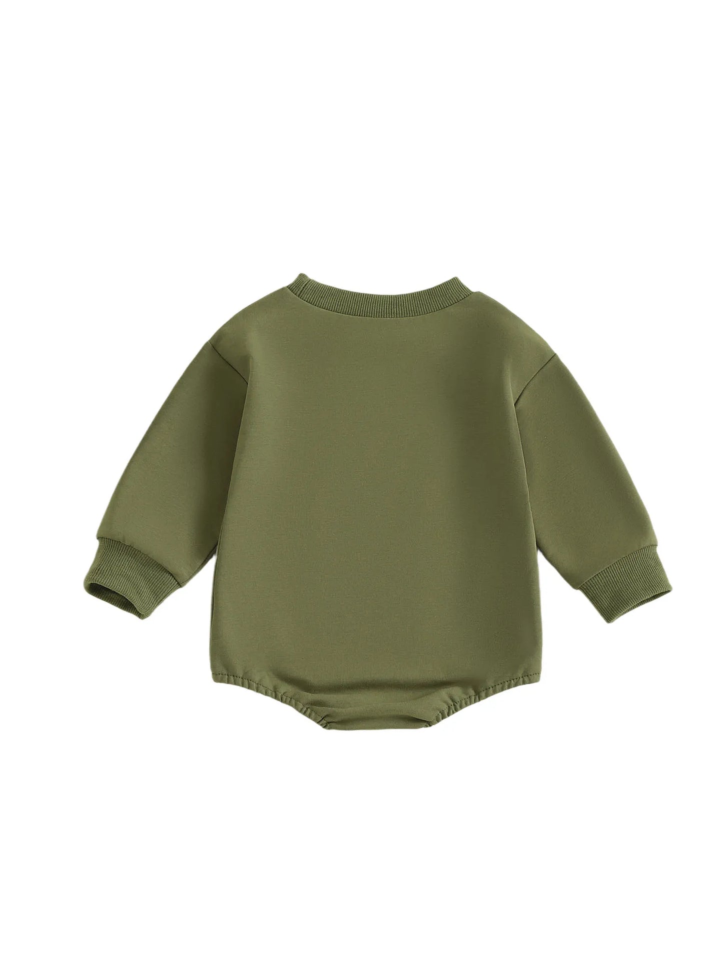 Baby Christmas Romper - Long Sleeve Tree Letter Print Bodysuit (0-18M)