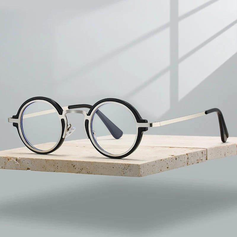 Punk Round Glasses - Blue Light Blocking Eyewear for Men & Women