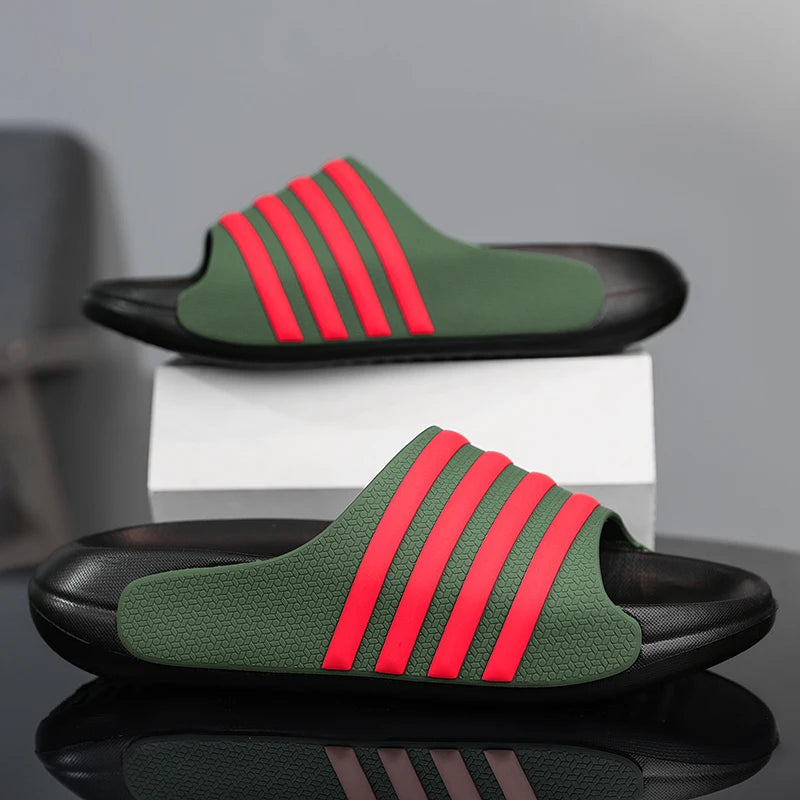 Sports Slides - Men's Quick Dry Beach Sandals & Outdoor Clogs