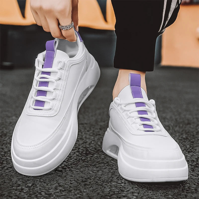 Men's Air Cushion  Vulcanized Skateboard Sports Trainers Outdoor Casual Sneakers