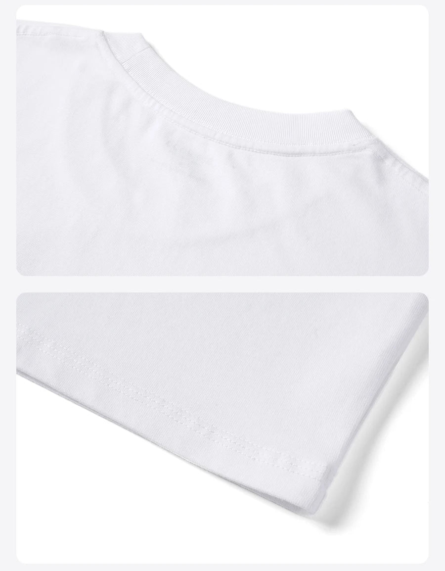 Men's Short Length Oversize 280gsm Sorona Fabric Logo Embroidery Long Sleeve T-shirt