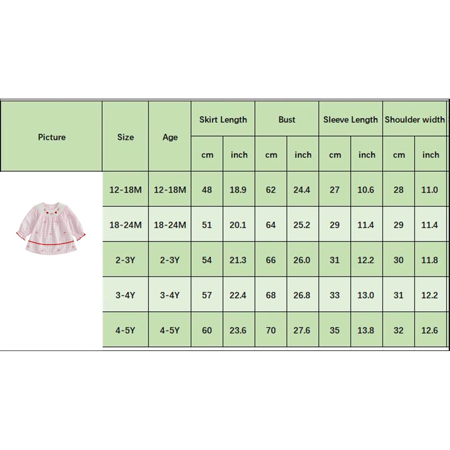 Girls Valentine Dress - Heart Bow Embroidery Plaid Print with Puff Sleeves